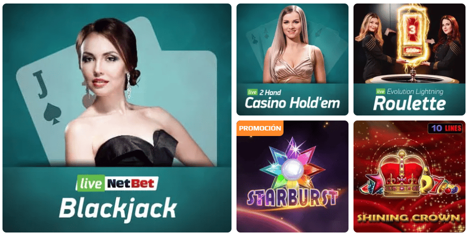 OFERTA DEL CASINO ONLINE NETBET