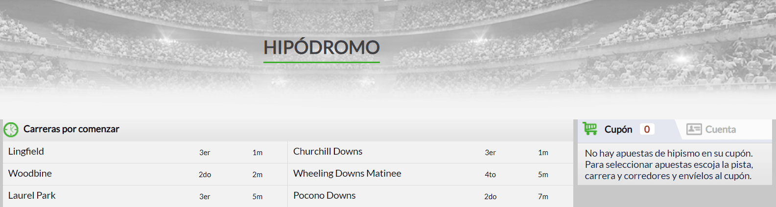 Hip&oacute;dromo Instabet