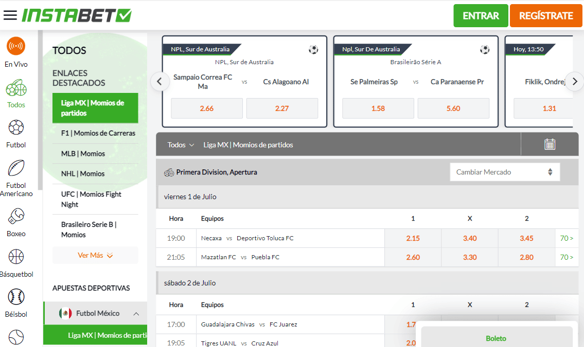 Instabet app: c&oacute;mo apostar desde el m&oacute;vil en M&eacute;xico