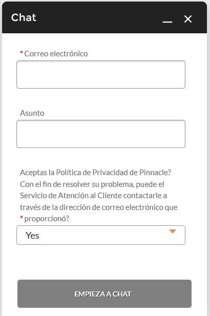 CHAT DEL C&Oacute;DIGO VIP PINNACLE