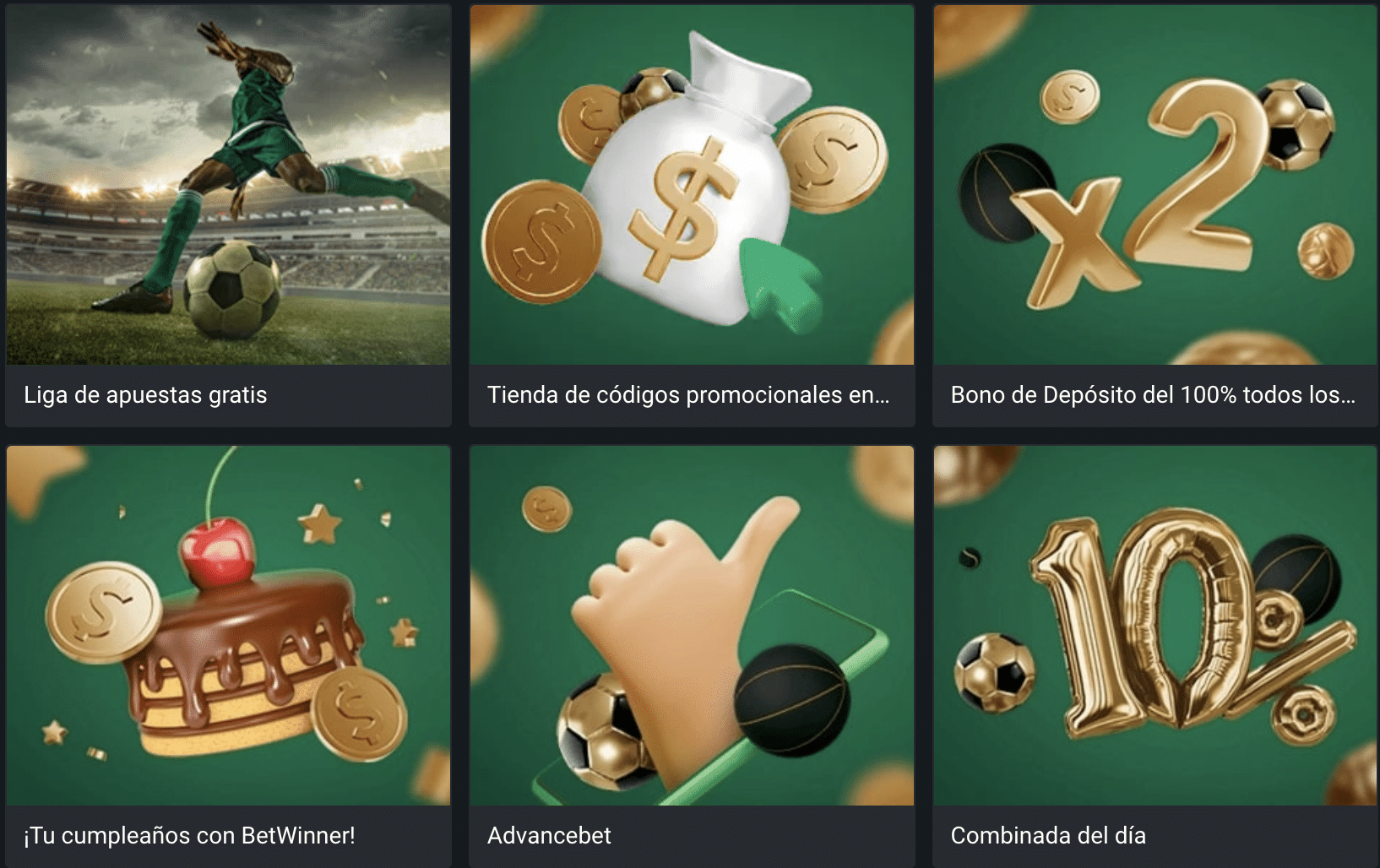 promociones betwinner